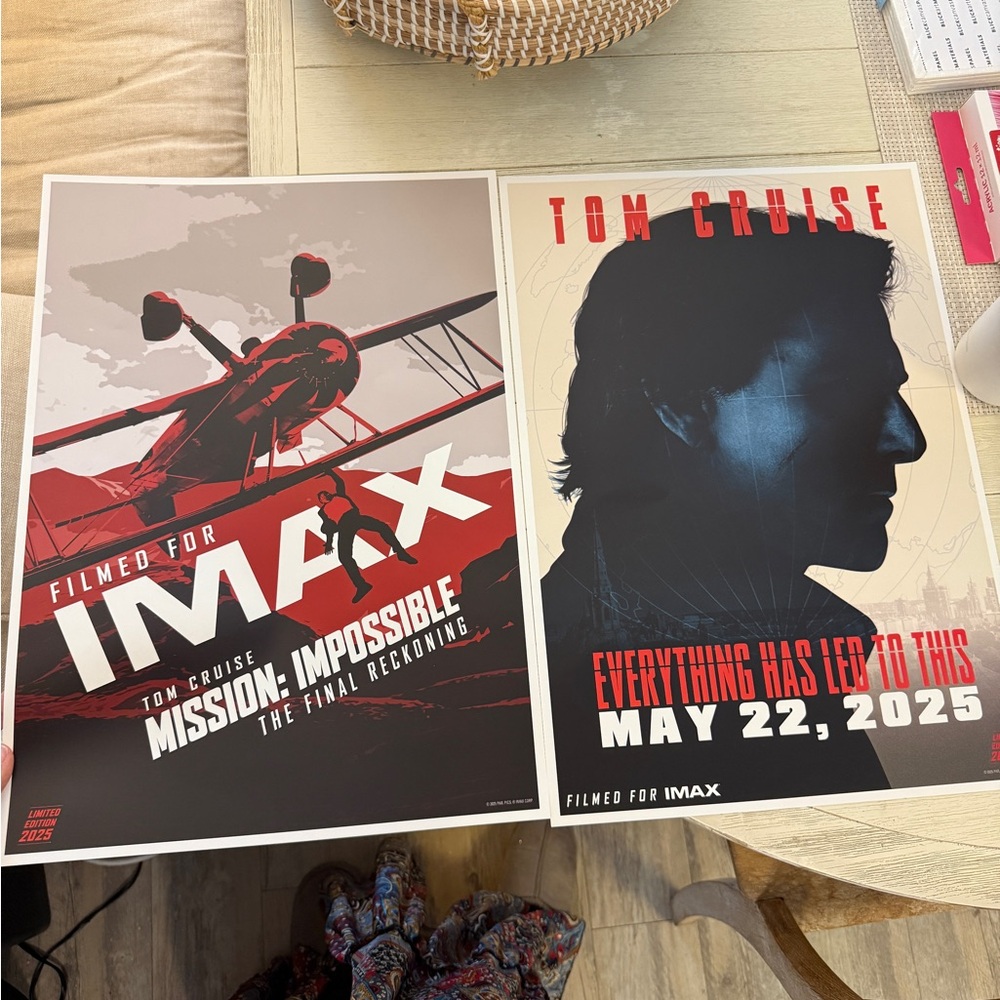 Mission: Impossible Art Poster Set - Front and Back